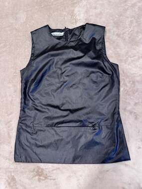 Patricia Pepe Italy Black Satin Slip Y2K 
Sleeveless SIZE SMALL